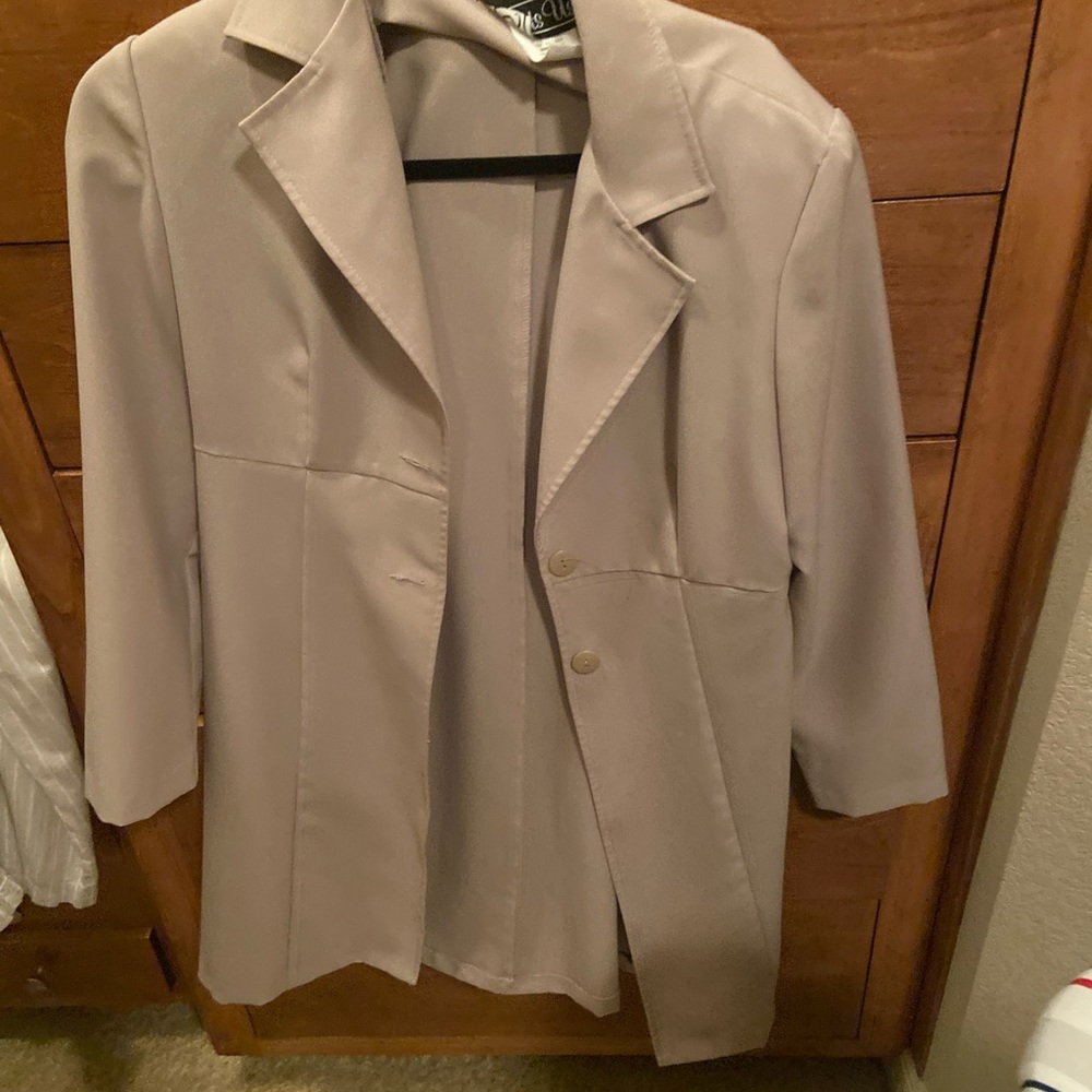 Long jacket dress suit
